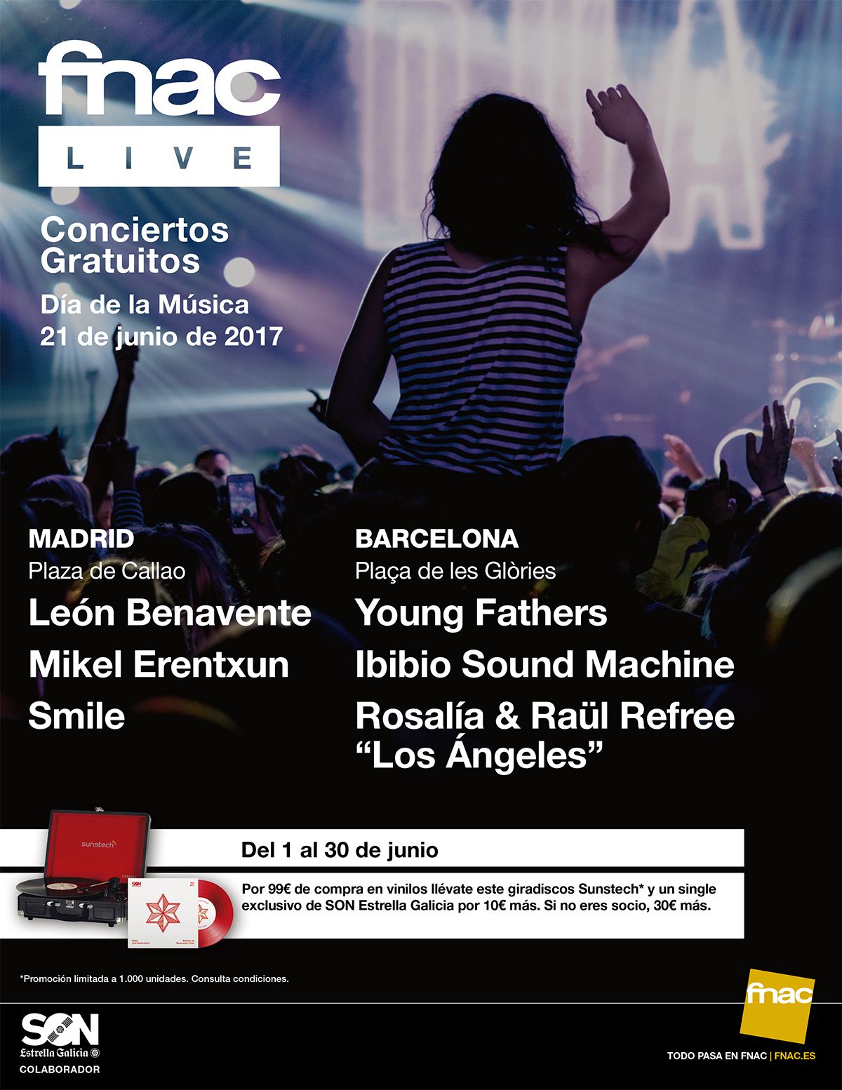 SON Fnac Live conciertos Día de la Música